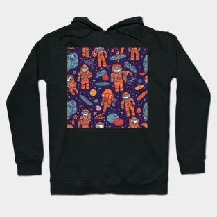 Astronaut Pattern Hoodie